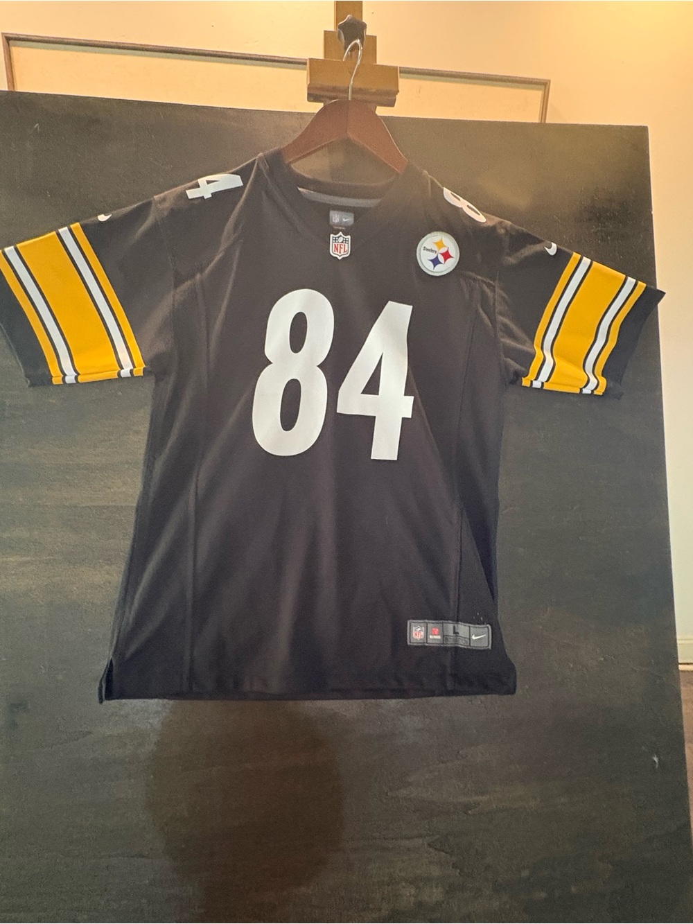 Pittsburgh Steelers #84 Black Men’s Jersey